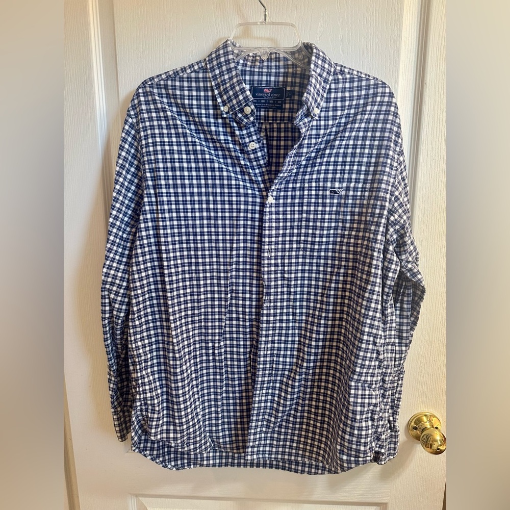 Vineyard Vines Men’s Size Large Classic Fit Tucker Shirt Cotton Button Down